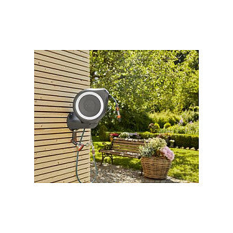 Gardena Wand-Schlauchbox RollUp M. 20 m. weiß