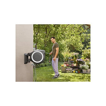 Gardena Wand-Schlauchbox RollUp L. 30 m. weiß
