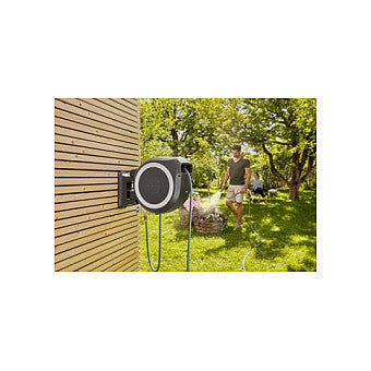 Gardena Wand-Schlauchbox RollUp XL. 35 m. weiß