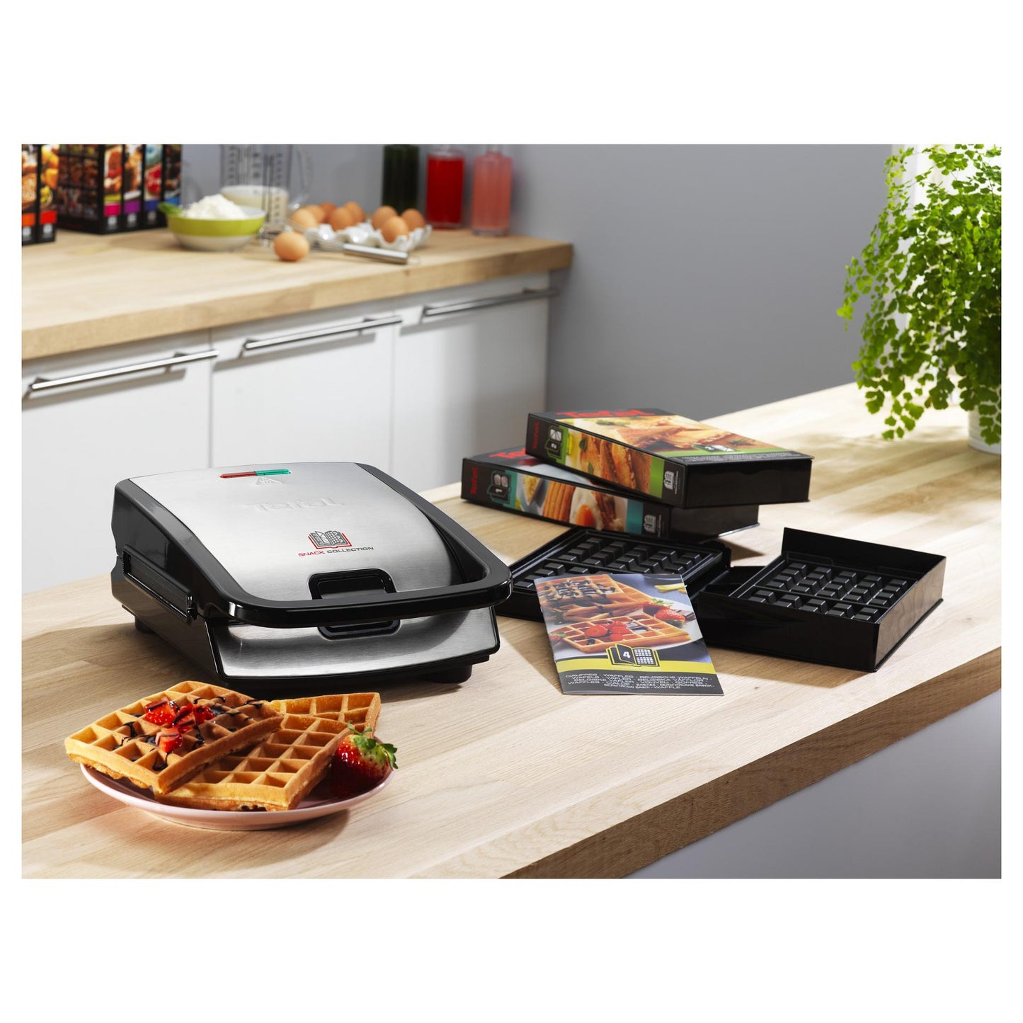 Tefal Snack Collection Kombigerät SW852D (Sandwich+Waffel)