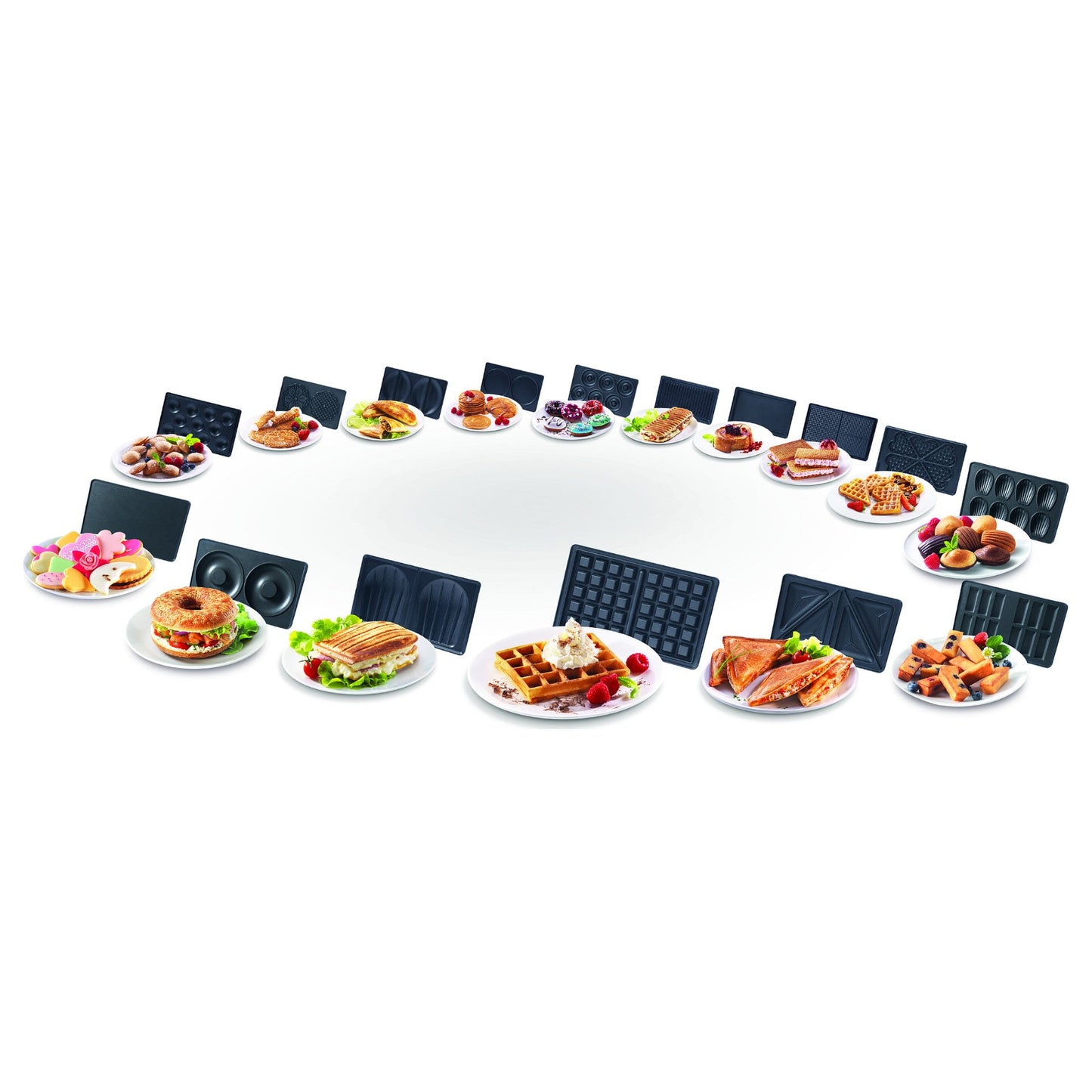 Tefal Snack Collection Kombigerät SW852D (Sandwich+Waffel)