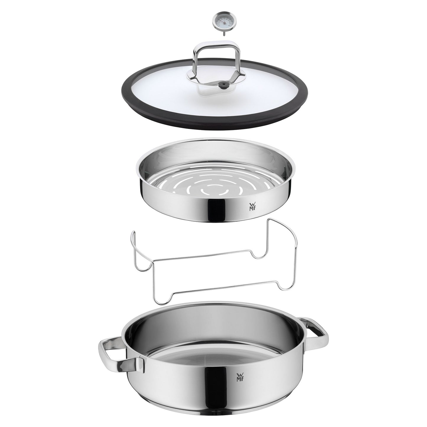 WMF Vitalis Dampfgarer mit Glasdeckel 28cm