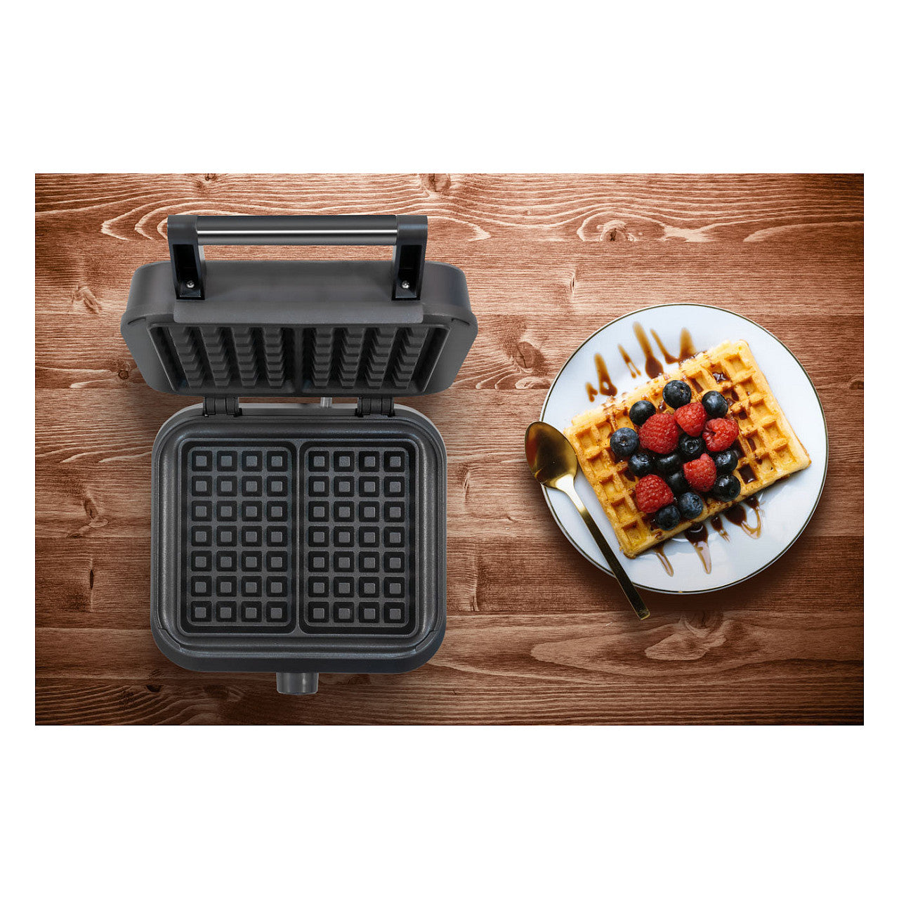 48275 Doppel Waffeleisen Brüssel Belgische Waffeln