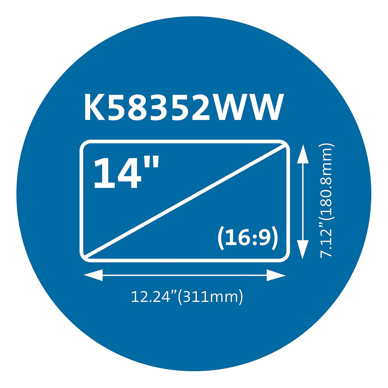 Kensington Blickschutzfilter MagPro Magnetic 14" 16:9