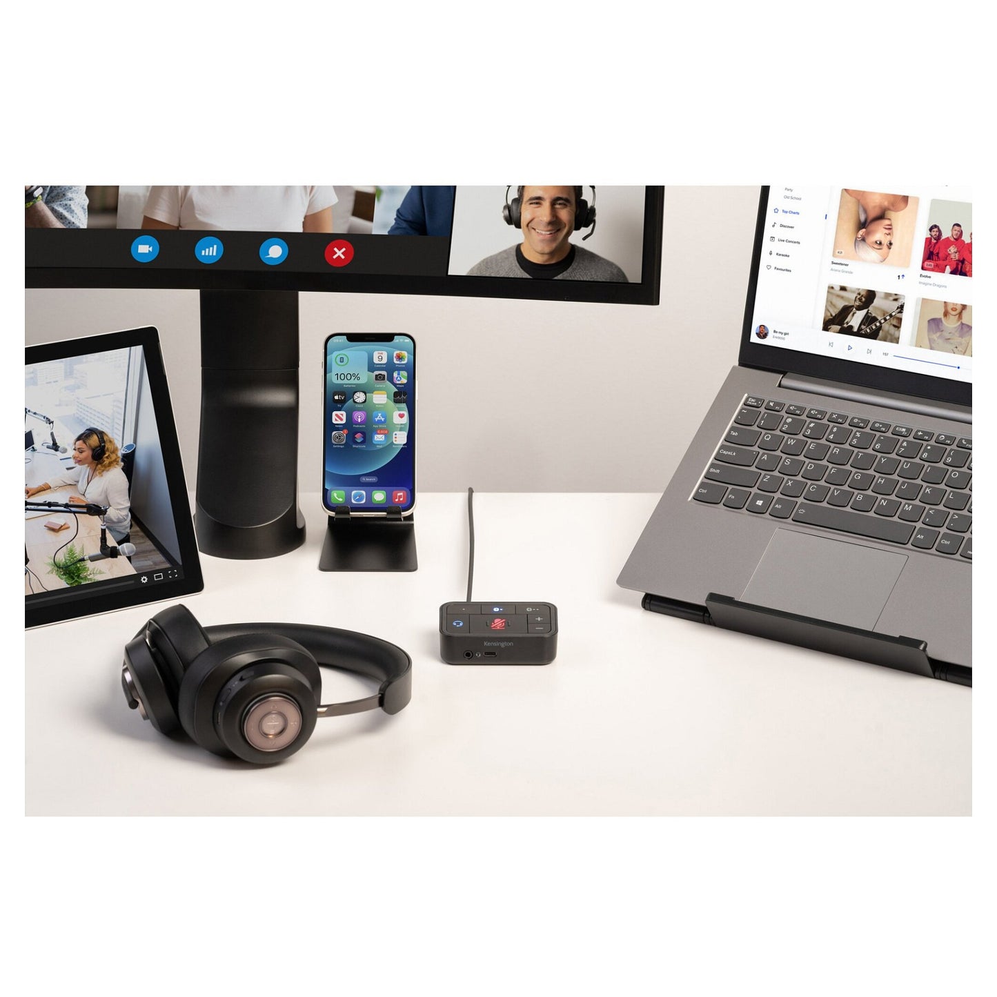 Kensington Headset H3000 PROVC Bluetooth schwarz