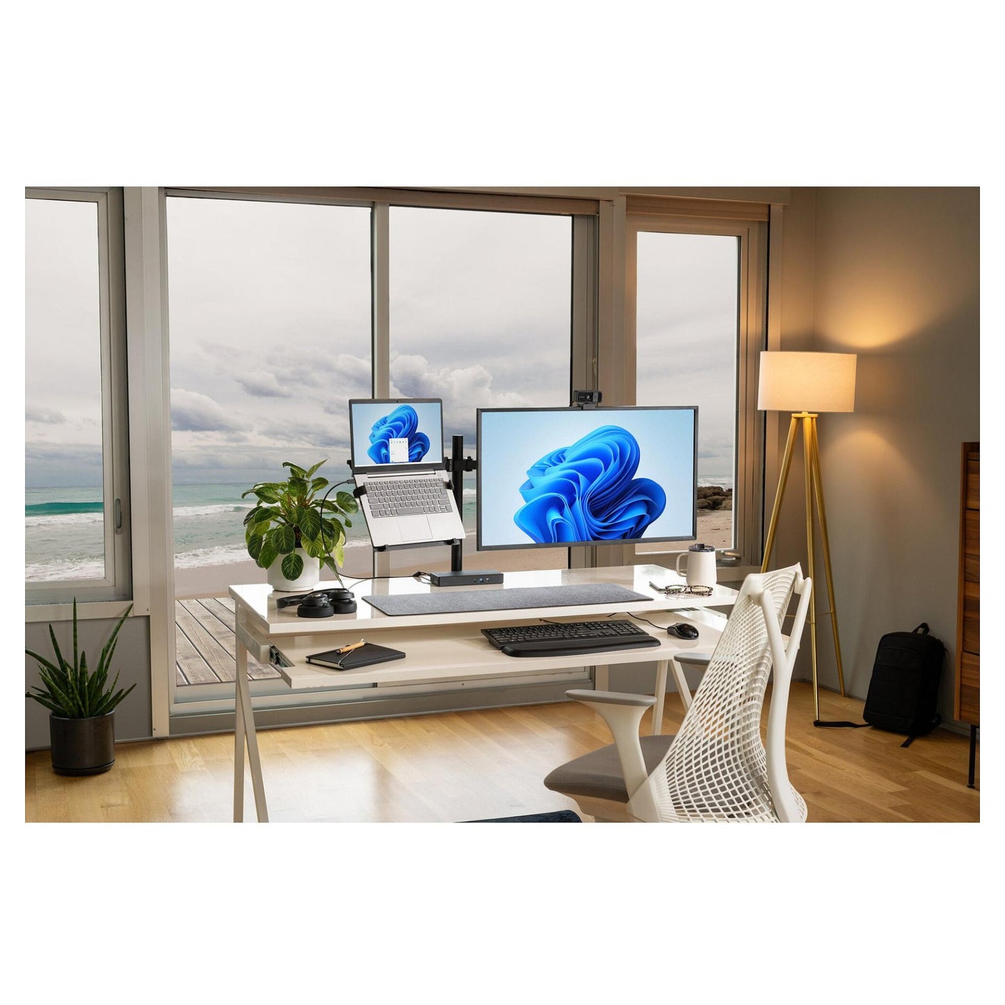 Kensington Monitorarm bis32".2TFT.6Gel.max.8kg.schw.Smartfit