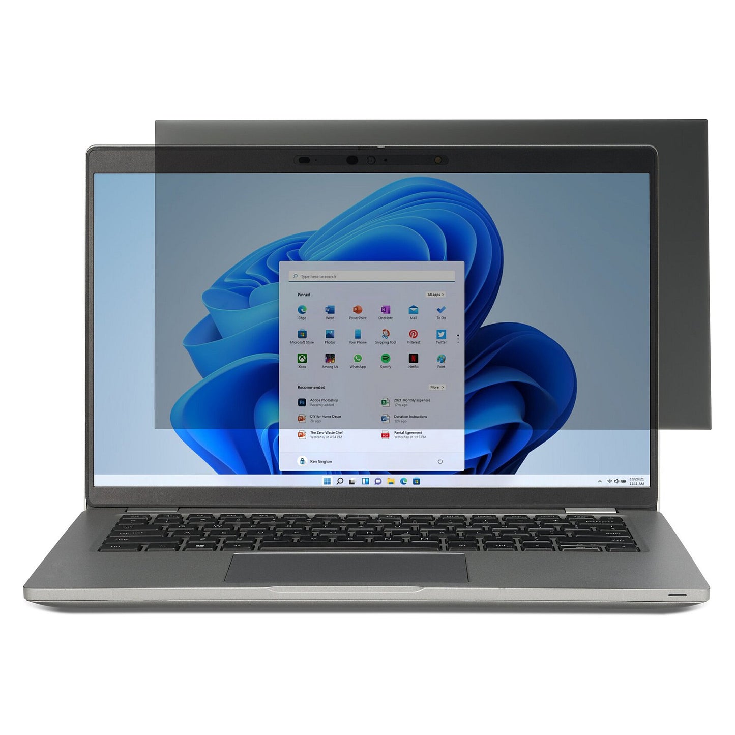 Kensington Blickschutzfilter 2-Wege remov. 15.6" 16:9