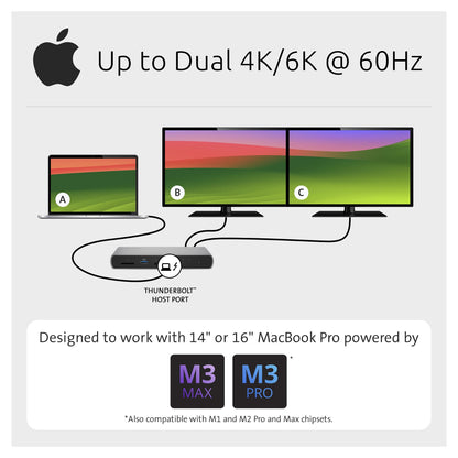 Kensington Dockingstation SD5760T Thunderbolt 4 Dual4K