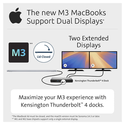 Kensington Dockingstation SD5760T Thunderbolt 4 Dual4K