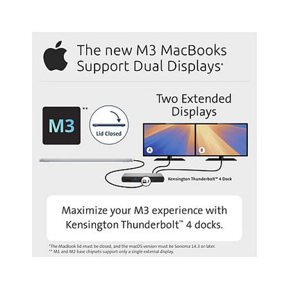 Kensington Dockingstation SD5760T Thunderbolt 4 Dual4K