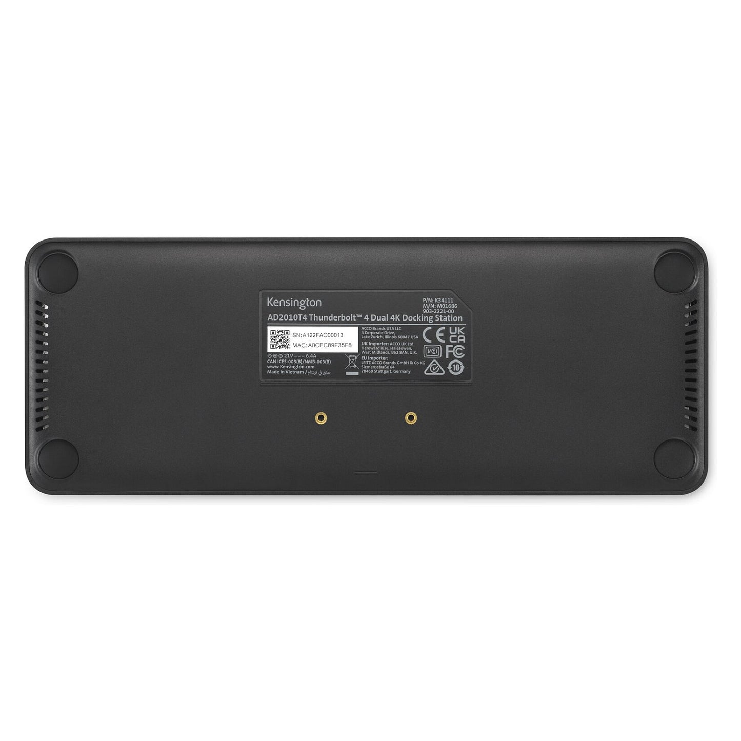 Kensington Dockingstation SD5760T Thunderbolt 4 Dual4K