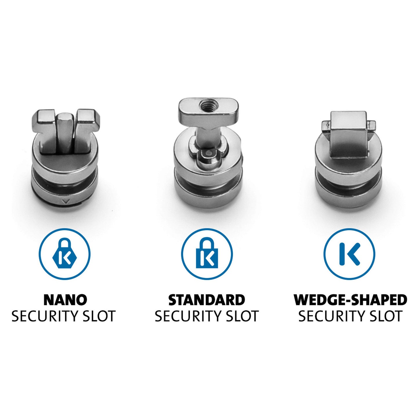 Kensington ClickSave Verankerung 3-in-1 T-Bar-Wedge-Nano