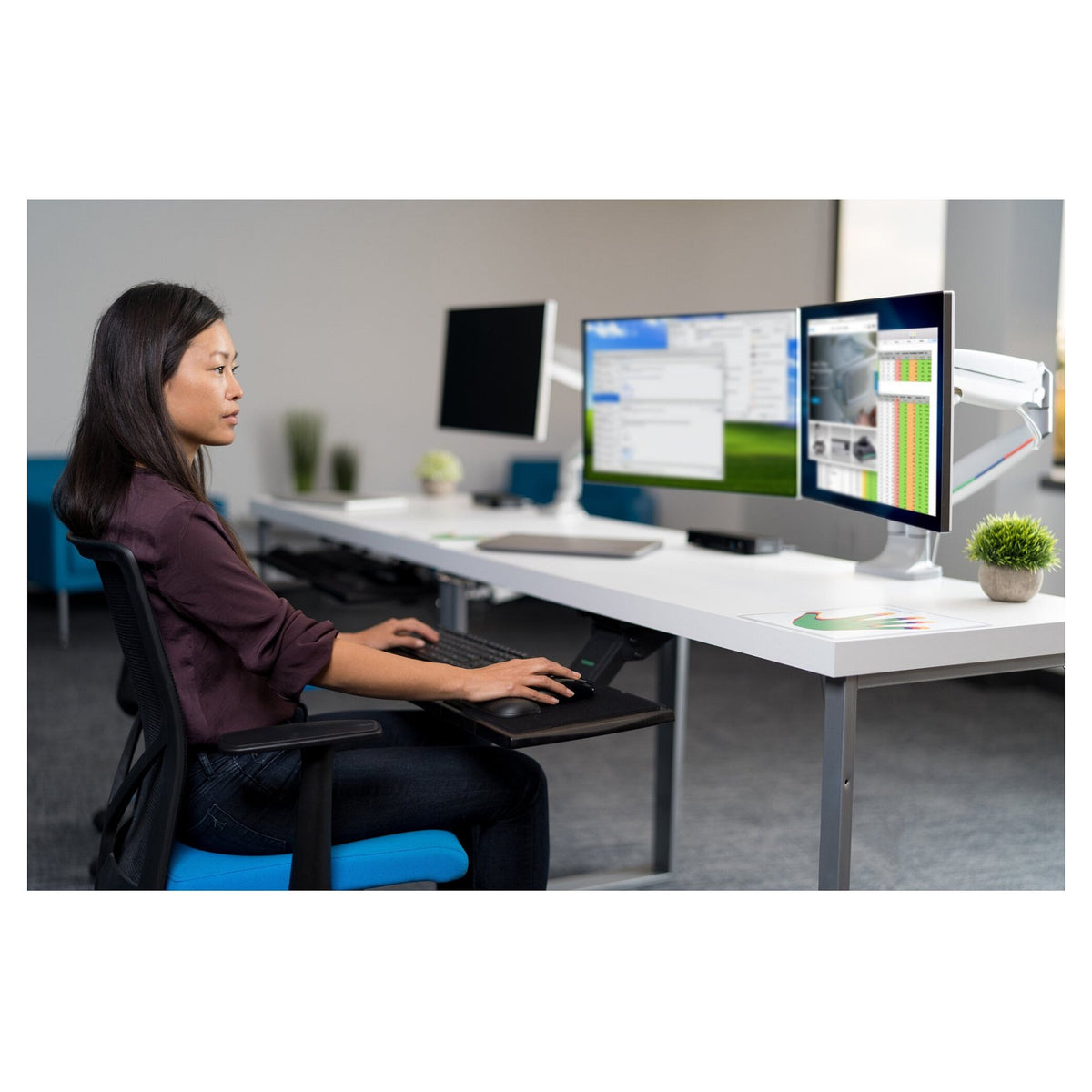 KENSINGTON One-Touch Height Adjustable Single Monitor Arm