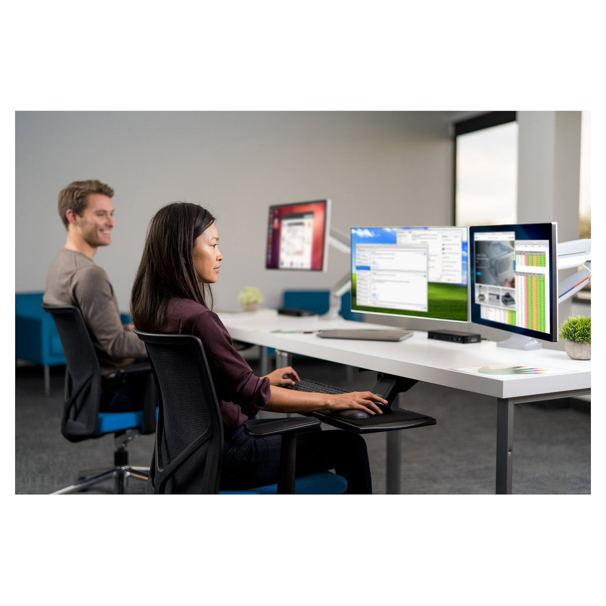 KENSINGTON One-Touch Height Adjustable Single Monitor Arm
