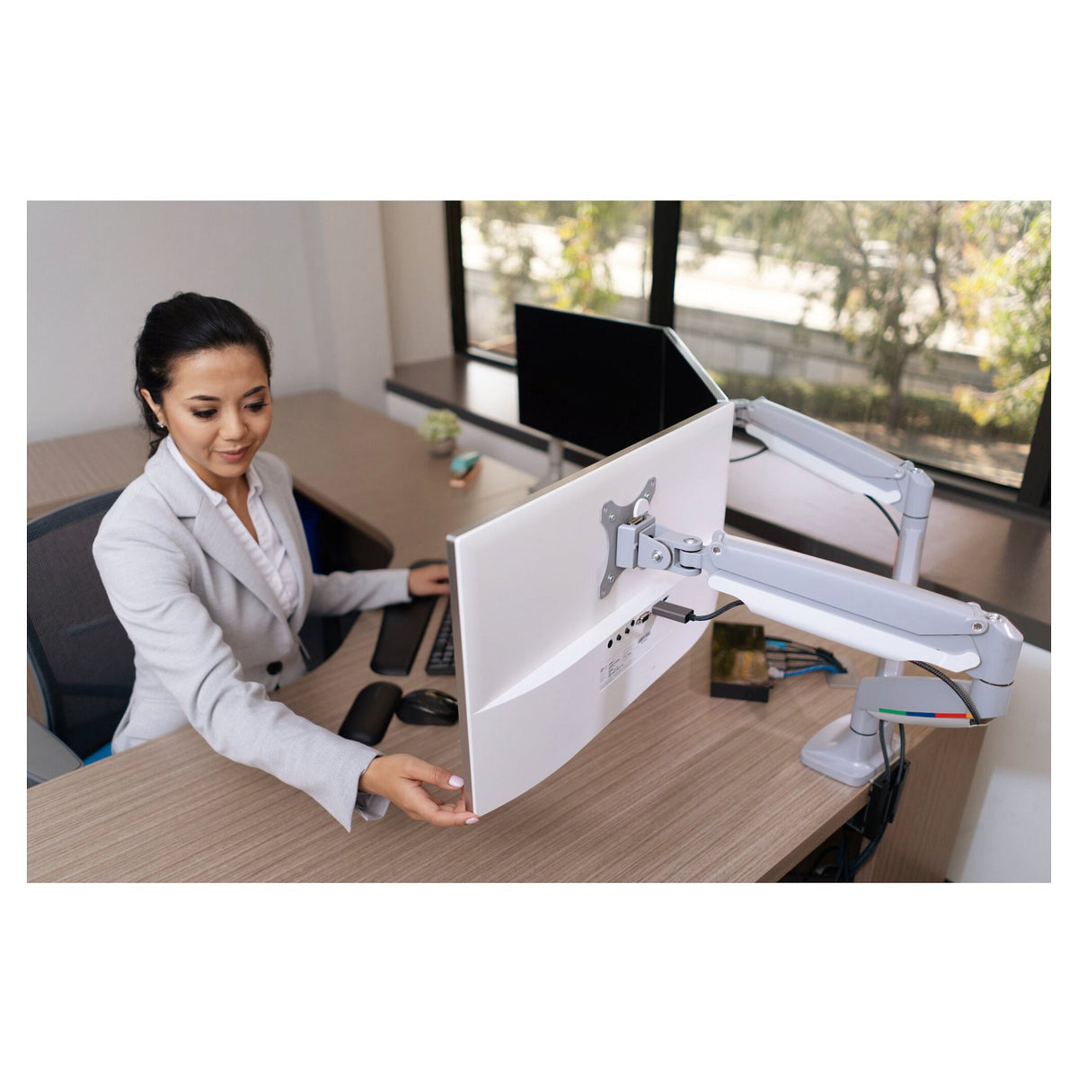 KENSINGTON One-Touch Height Adjustable Single Monitor Arm