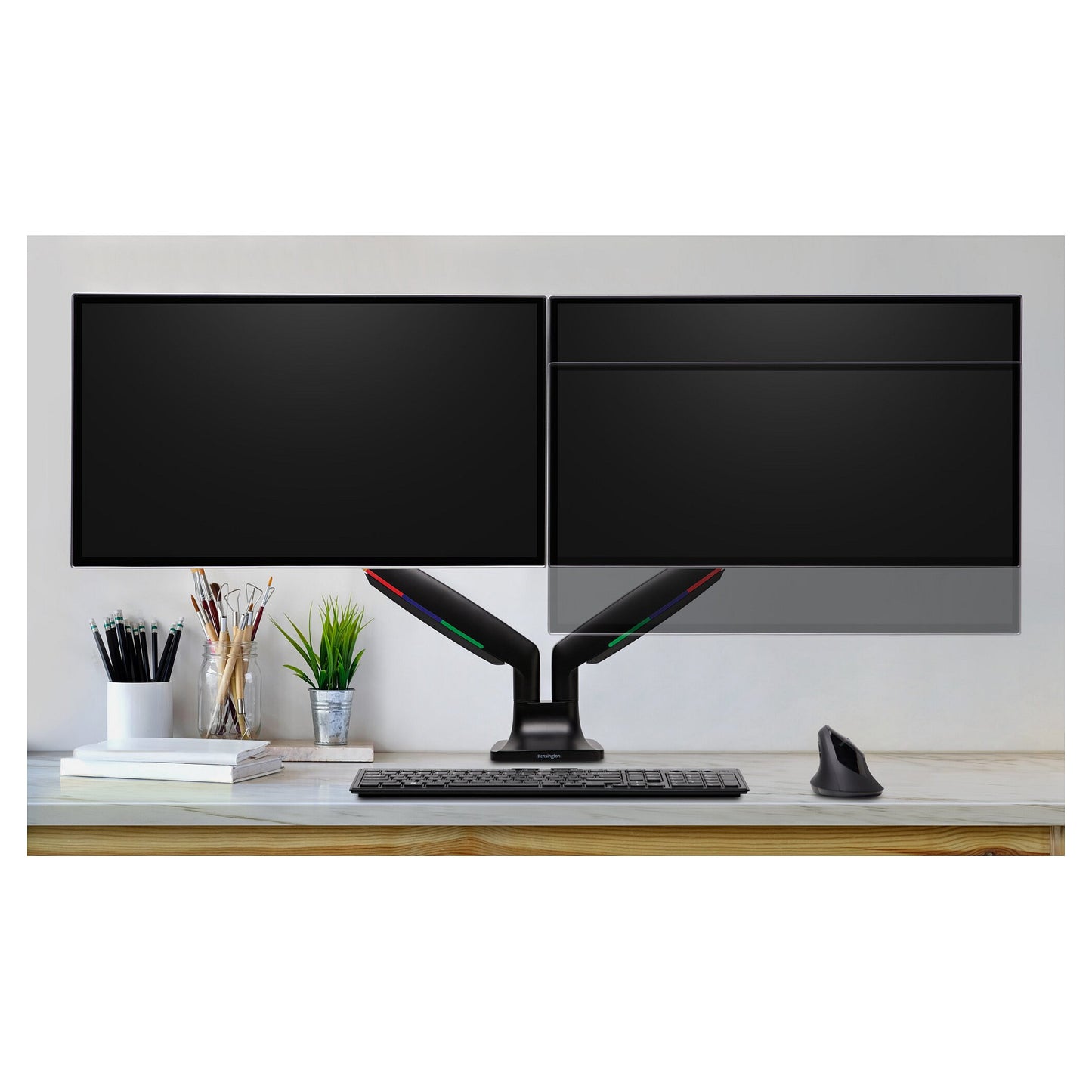 Kensington Monitorarm 2TFT. .schw.One-Touch