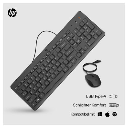 HP 150 WIRED MOUSE AND KEYBOARD