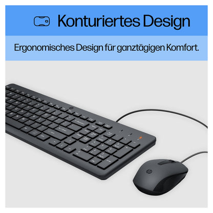 HP 150 WIRED MOUSE AND KEYBOARD