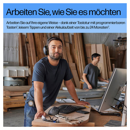 HP 960 Ergonomisch seperater Tastenblock Kabellos