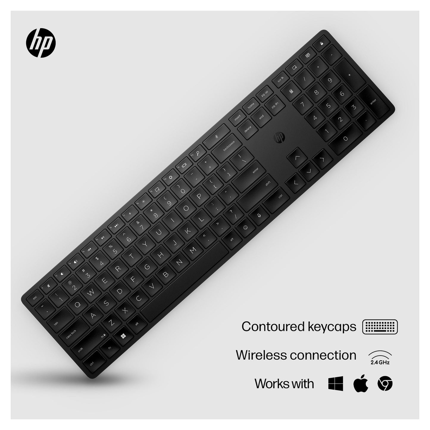 HP 450 Kabellos Programmierbar Schwarz