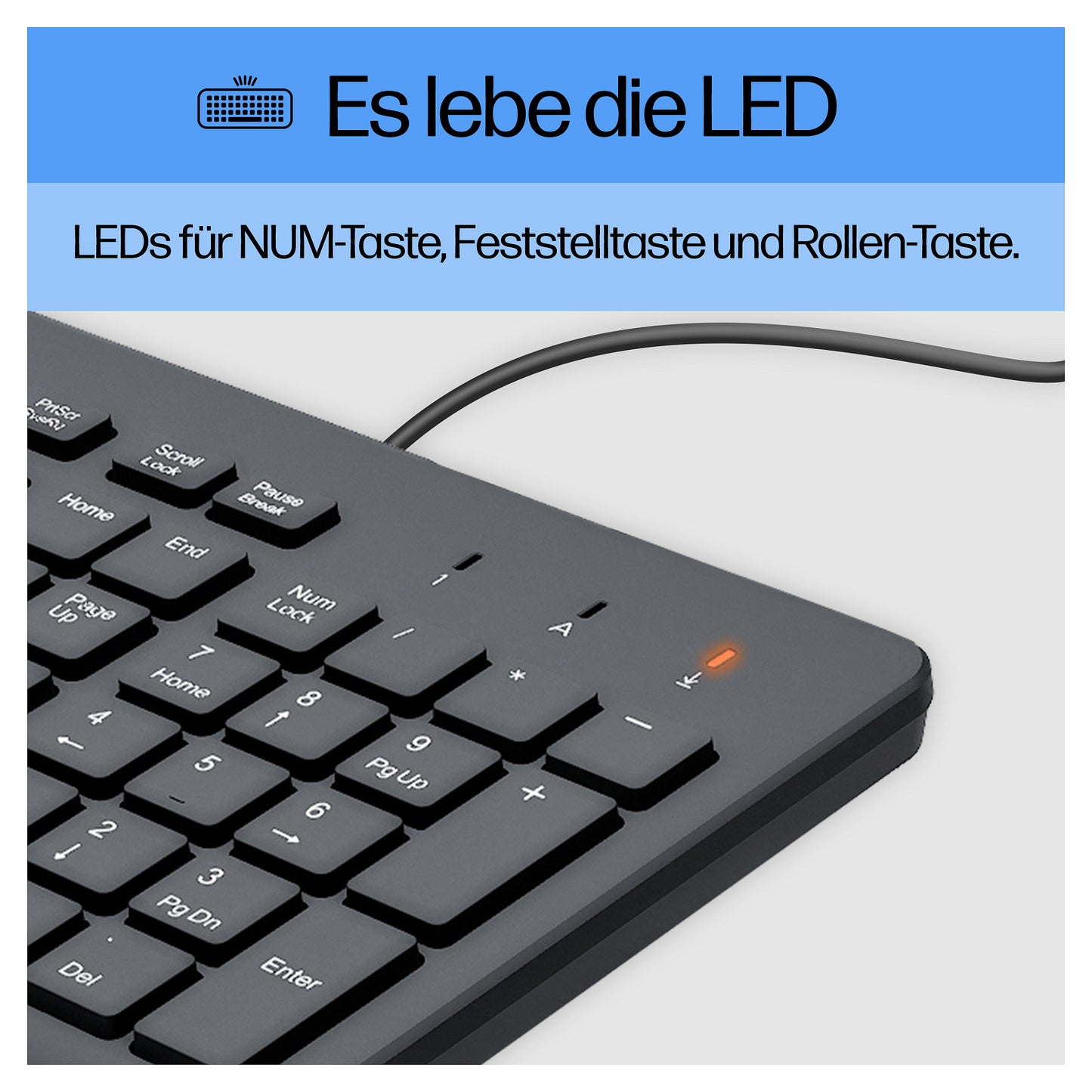 HP 150 Kabelgebunden USB-A deutsch Schwarz