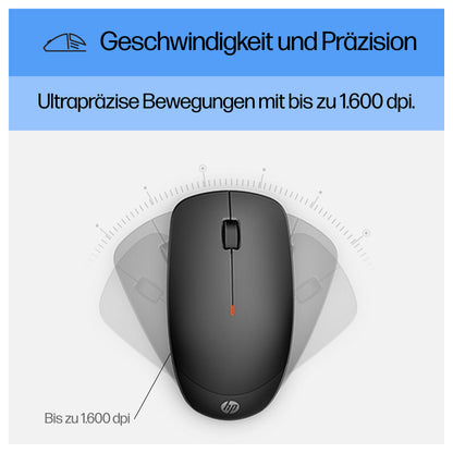HP Tastatur+Maus 230 Kabellos Weiß Deutsch