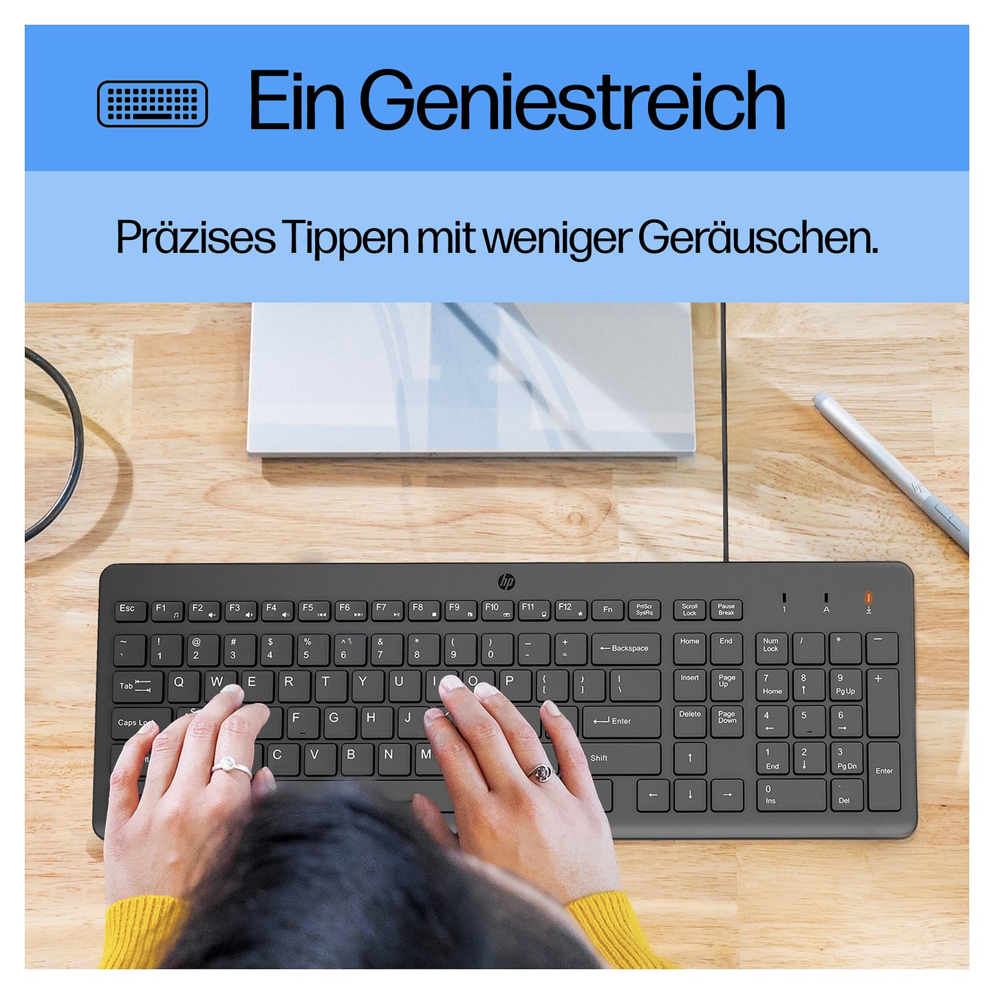 HP 150 Wired Mouse and Keyboard Combination (P)