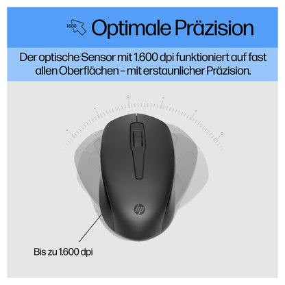 HP 330 Tastatur-Maus-Set kabellos schwarz