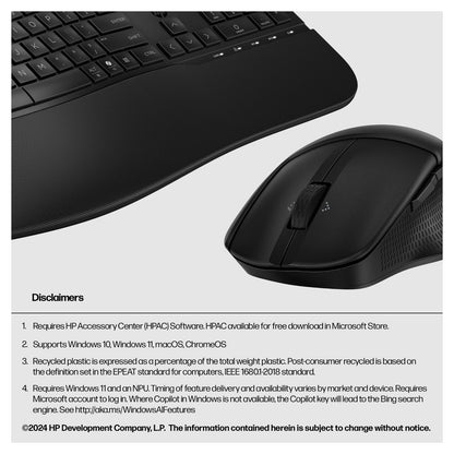 HP 685 Tastatur-und-Maus-Set Comfort Dual-Mode