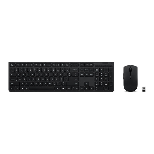 Lenovo Professional Wireless Rechargeable Combo Keyboard and Mouse-German