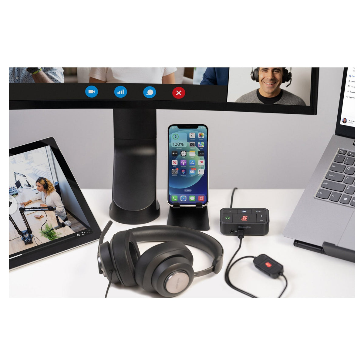 Kensington Headset H2000 PROVC USB-A/USB-C schwarz
