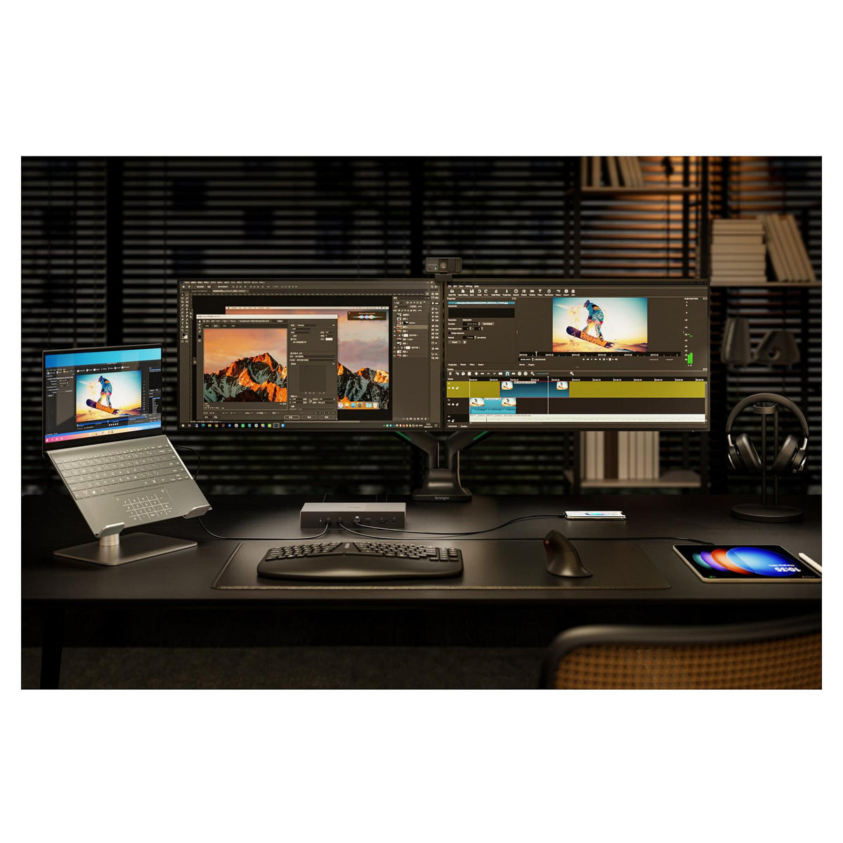 Kensington Dockingstation EQ Thunderbolt5 Triple mit 140W PD
