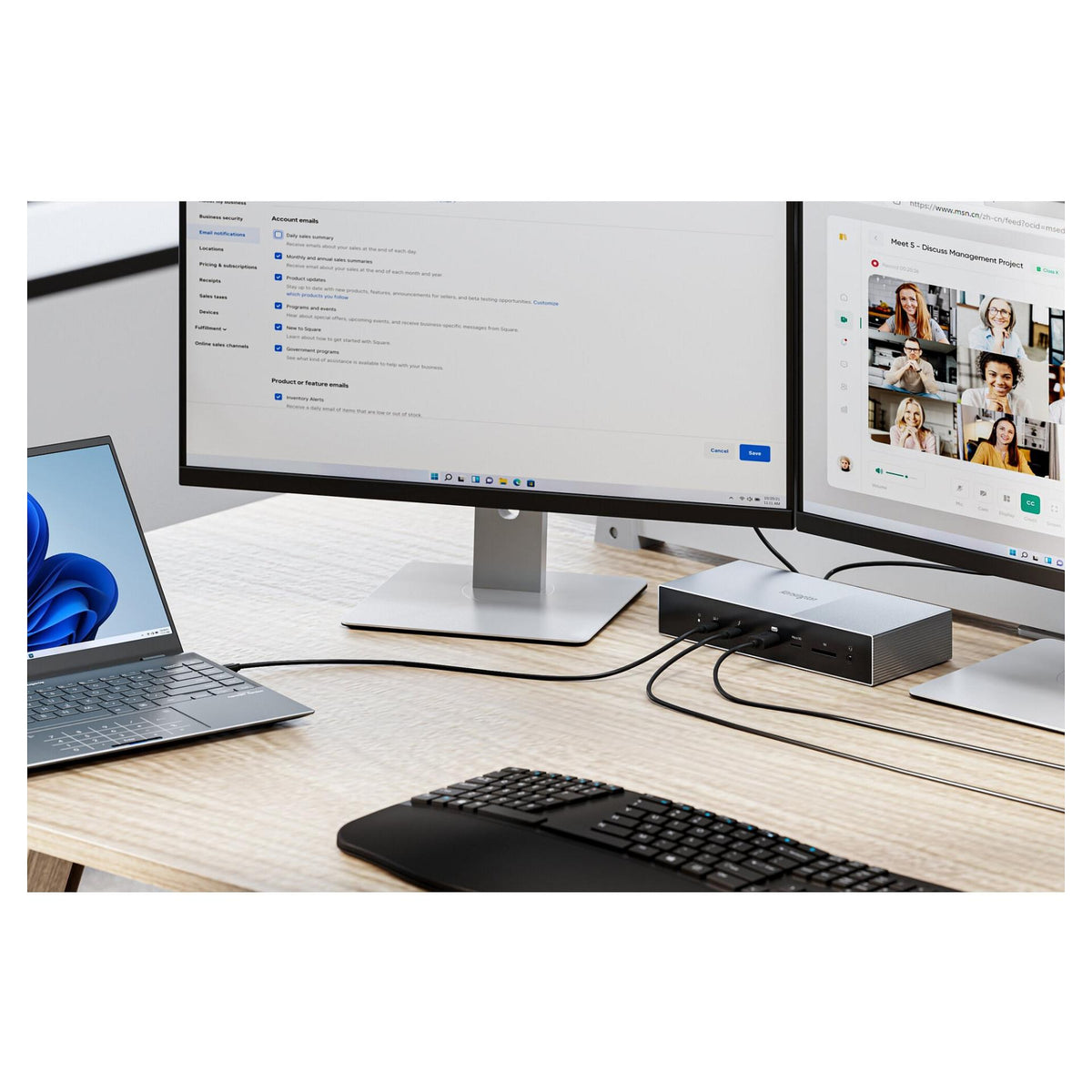 Kensington Dockingstation EQ Thunderbolt5 Triple mit 140W PD