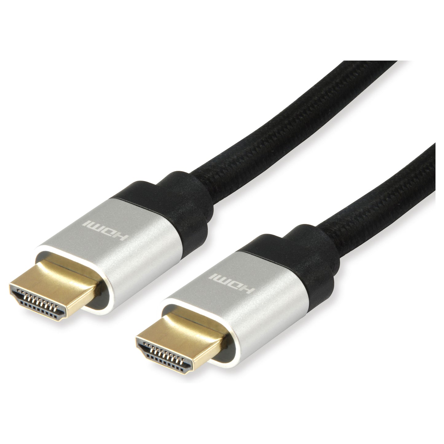 Equip HDMI UHS E.Gewebe 2.1 A-A St/St 15.0m 8K60Hz HDR sw
