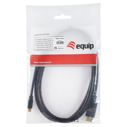 Equip DisplayPort Mini -> DP St/St 2.0m 4K/60Hz komp.HDCP sw