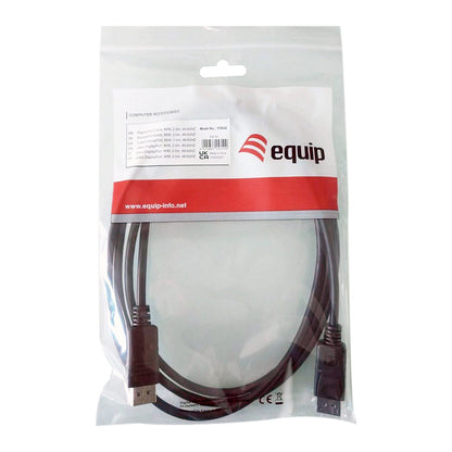 Equip DisplayPort 1.2 St/St10.00m 4K/60Hz komp.HDCP schwarz