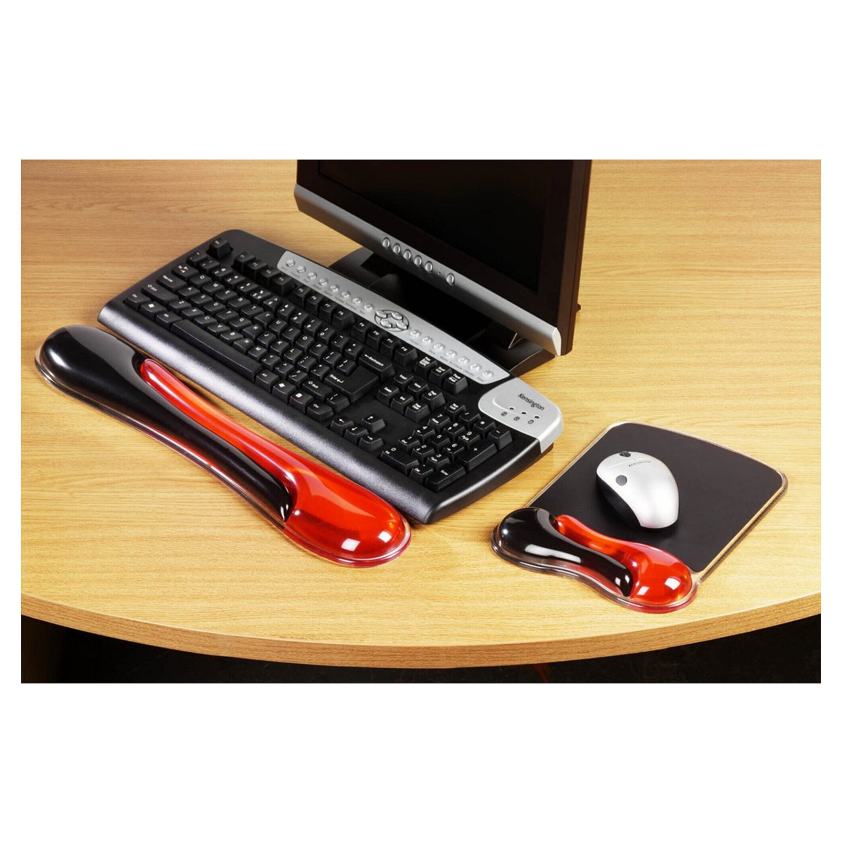 Kensington Mauspad Duo Gel Auflage Mouse Rot