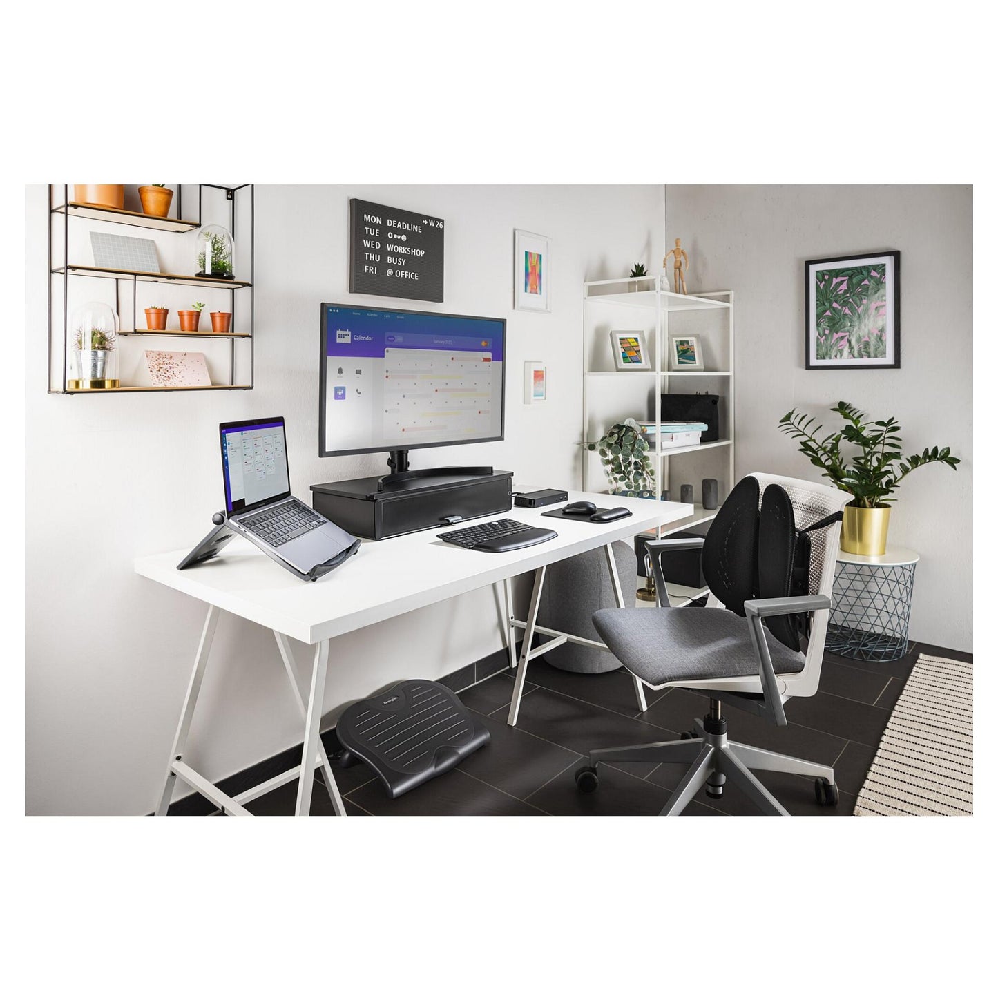 Kensington Mauspad ErgoSoft mit Handballenauflage schwarz