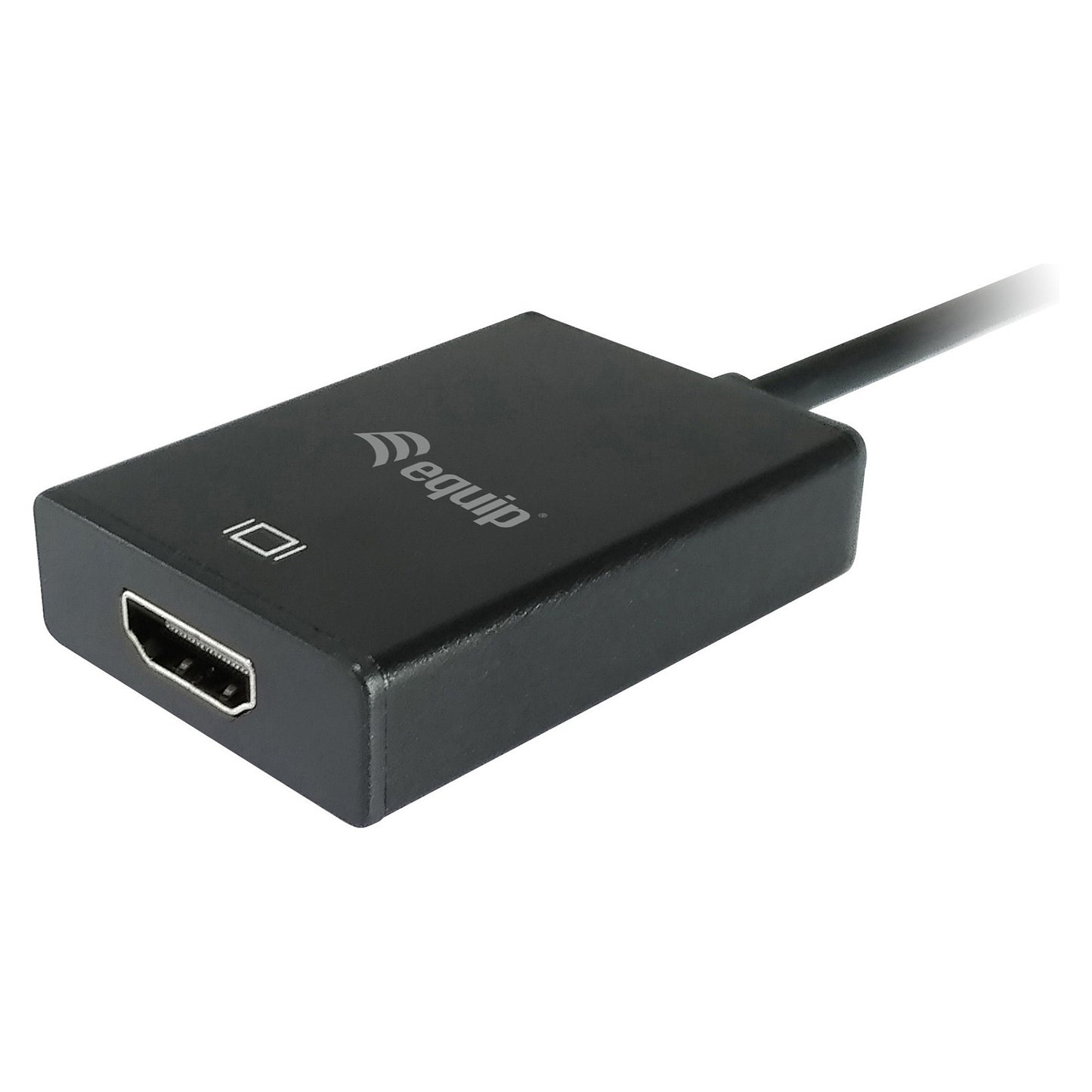 Equip VGA auf HDMI Adapter. mit Audio. schwarz. 15cm