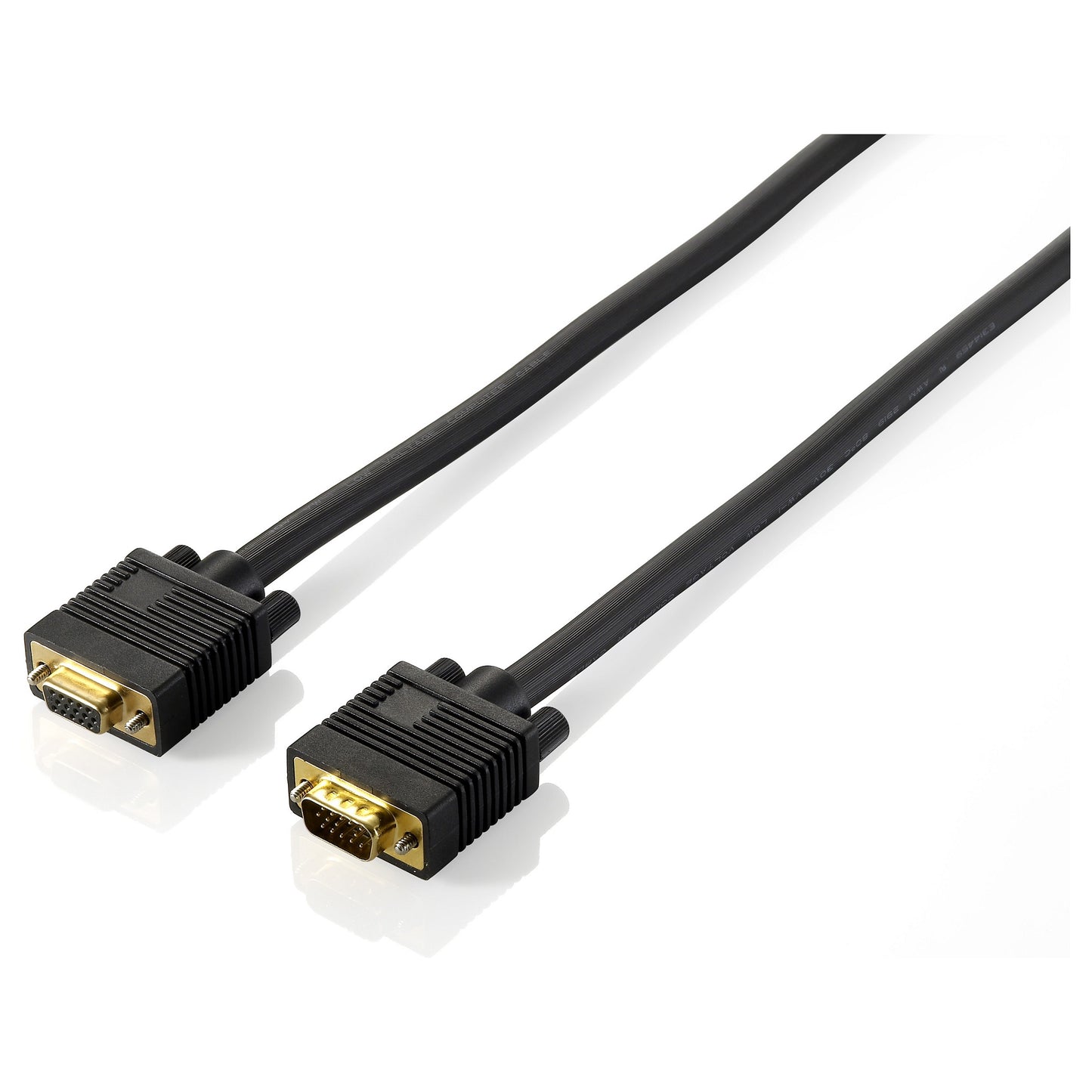 Equip VGA Kabel Verl. HD15 St/Bu 1.80m 1024x 768/60Hz sw Blister
