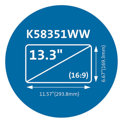 KENSINGTON MagPro Magnetic Privacy 33.78cm 13.3Zoll Laptop