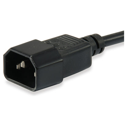 Equip Kaltgeräteverl.-Kabel IEC C14 -> IEC C13 St/Bu 1.80m Polybeutel