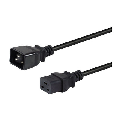 Equip Netzkabel Anschl. C20 -> C19 3.00m schwarz