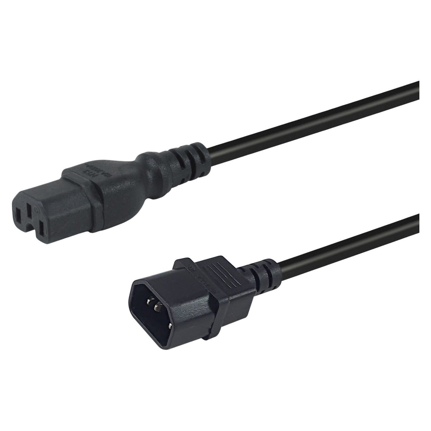 Equip Netzkabel Anschl. C14 -> C15 3.00m schwarz