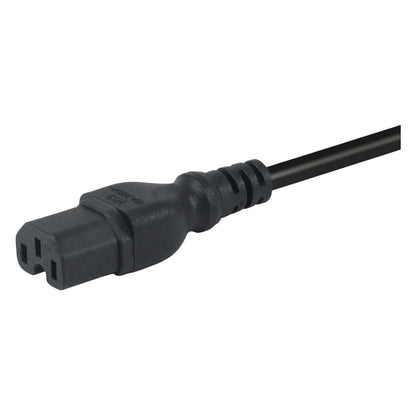 Equip Netzkabel Anschl. C14 -> C15 3.00m schwarz