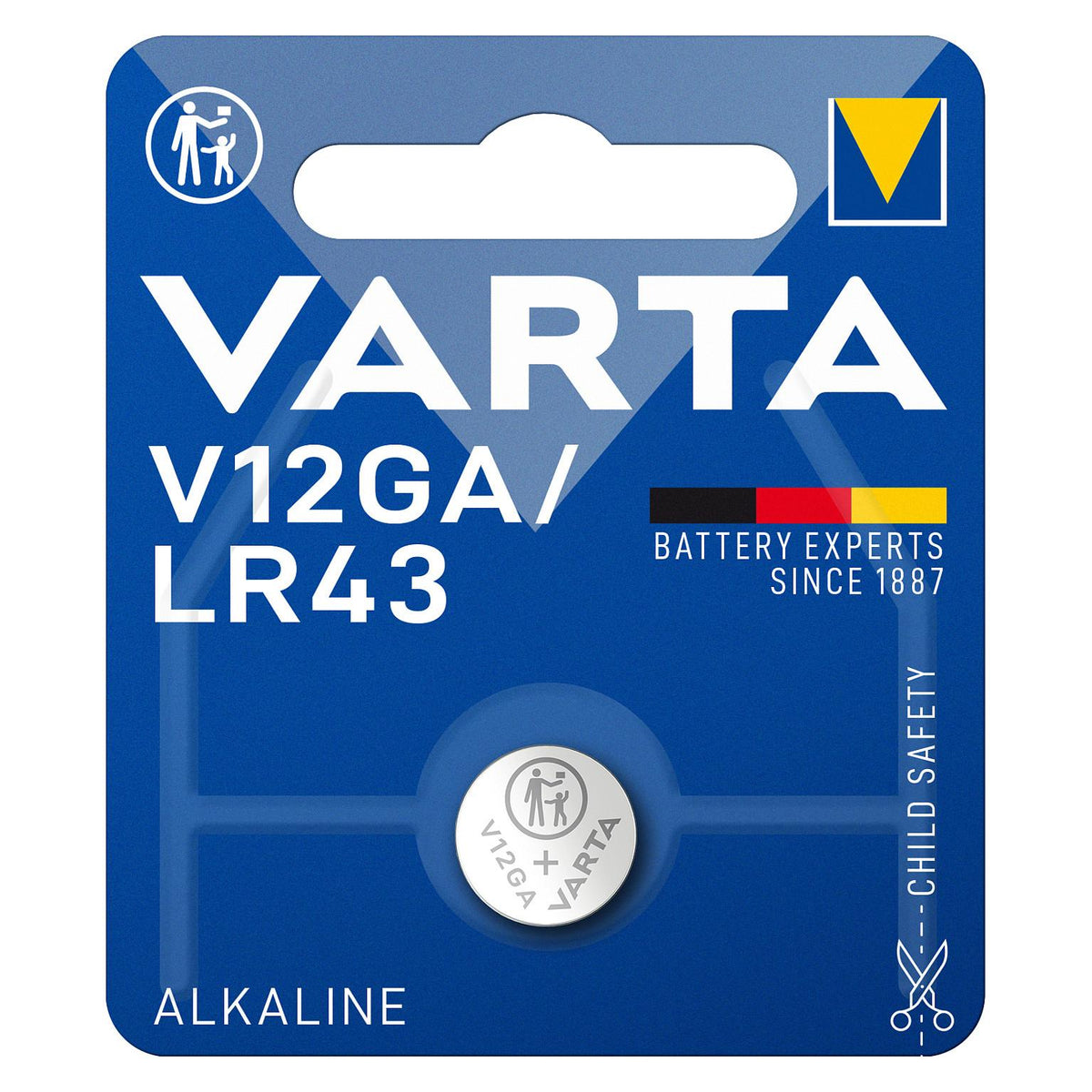 Batterie Knopfzelle V12GA (SR43) 1.55V *Varta*