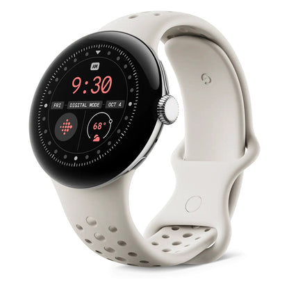 Google Pixel Watch 3 (45mm). Active Sport Band. Procelain. S
