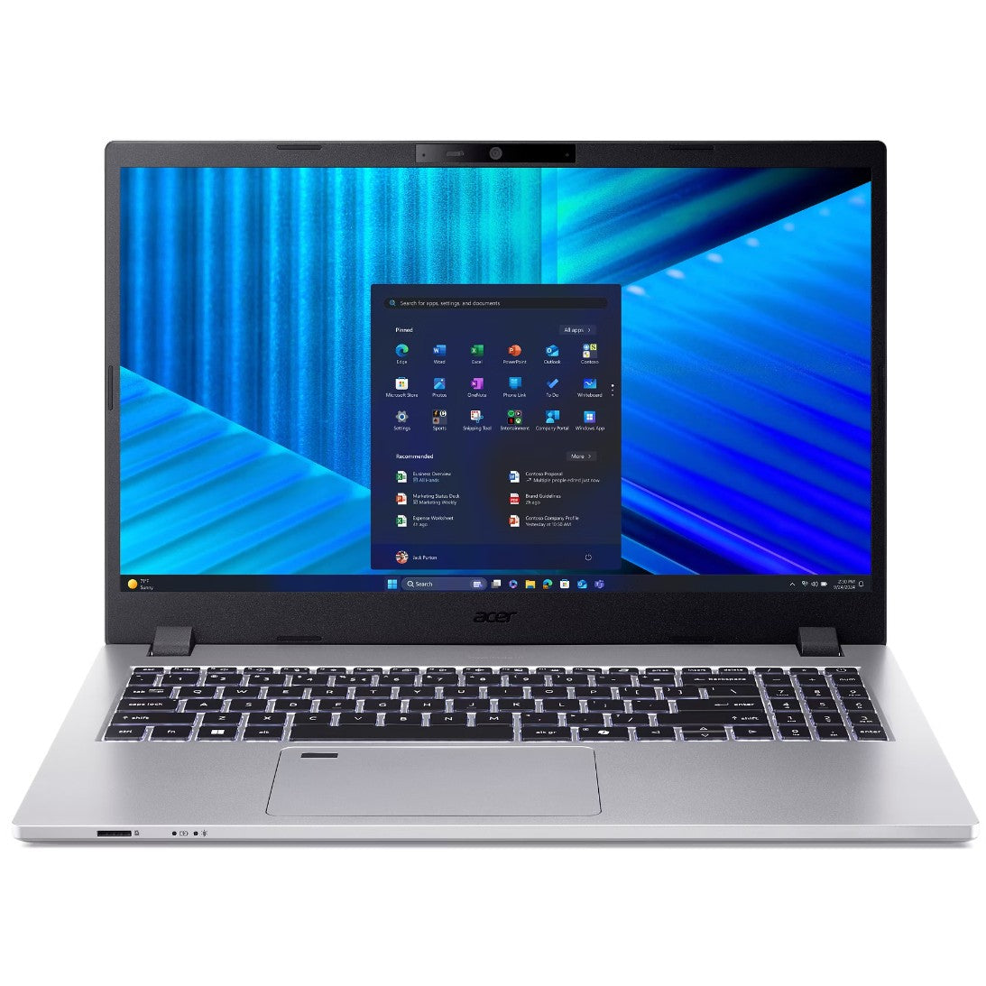 Acer TravelMate P2 15.6" FHD i5-125H 16GB 512GBSSD Silber W11P