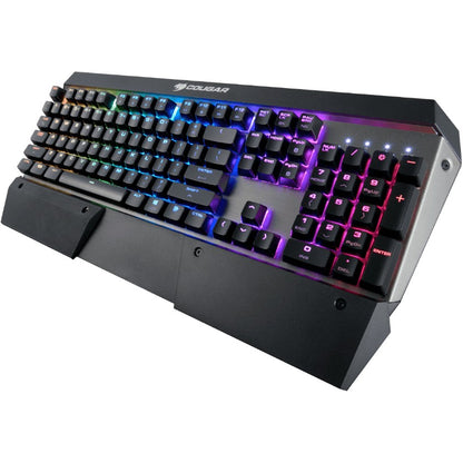 COUGAR Gaming Tastatur Attack X3 RGB Mech. Cherry MX silber