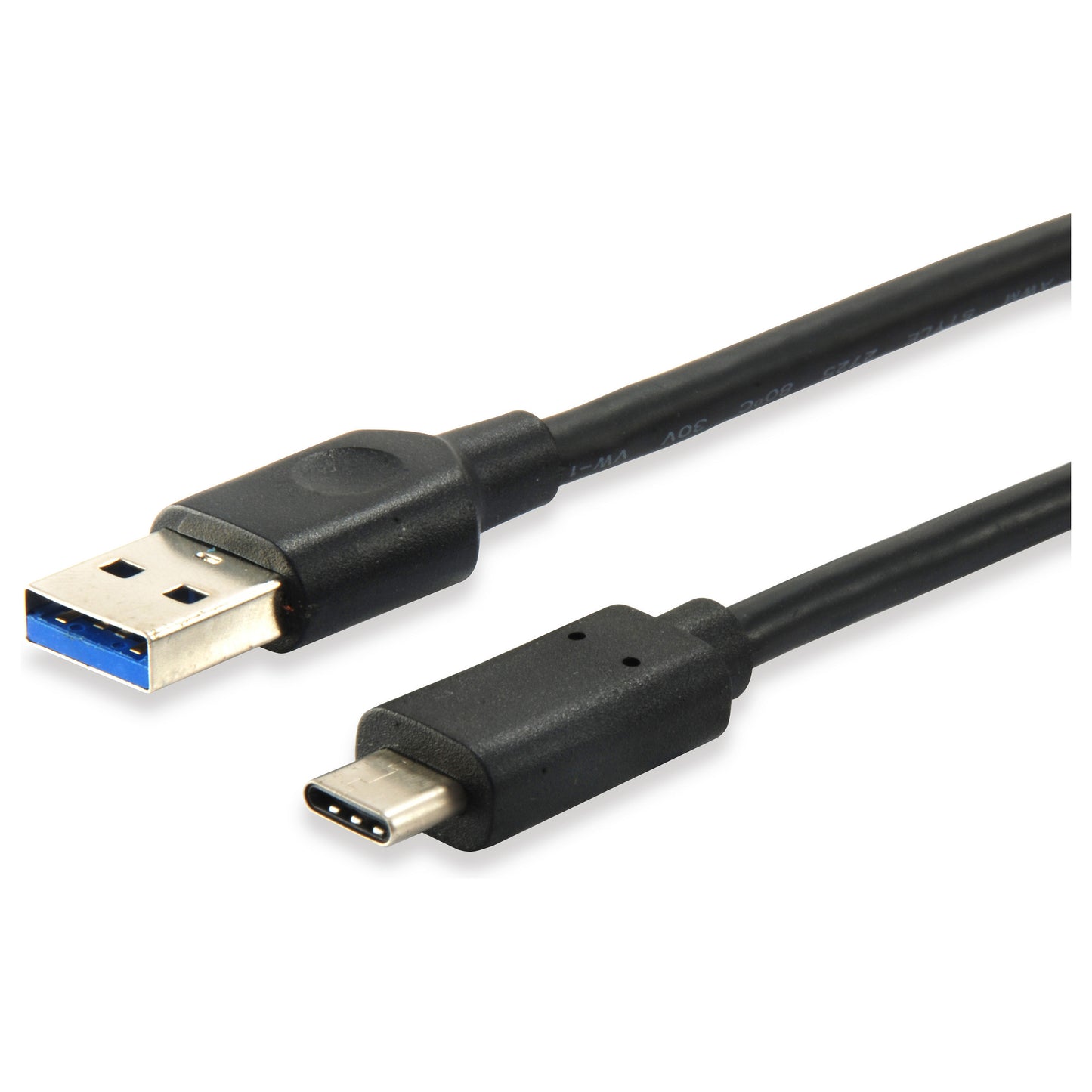 Equip Kabel USB-A 3.2 -> C St/St 1.00m 3A/20V sw Polybeutel